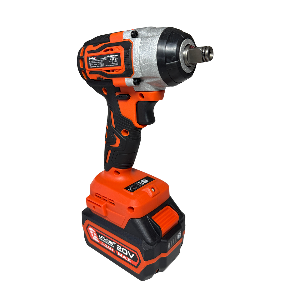 Combo Inalámbrico Brushless Redbo: Llave de Impacto 1/2