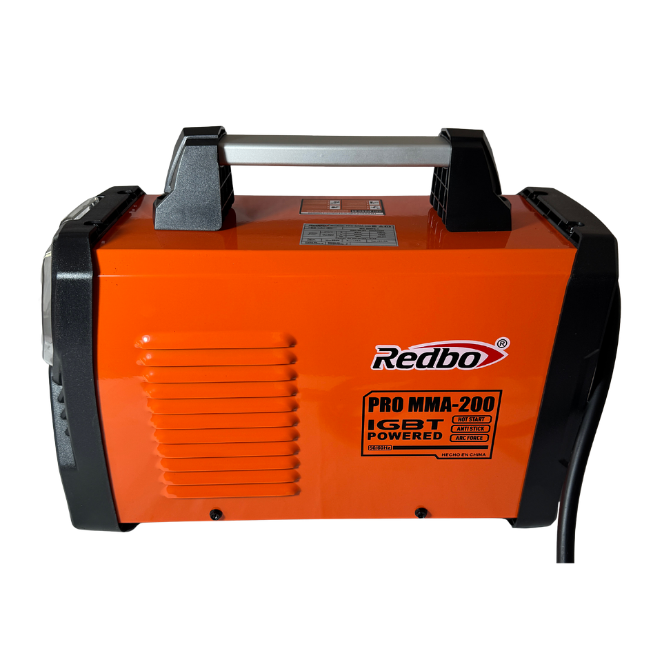 Soldadora Inverter Profesional Redbo Pro MMA-200 (Arco Manual / LIFT TIG, 200A, Pantalla LED) 3