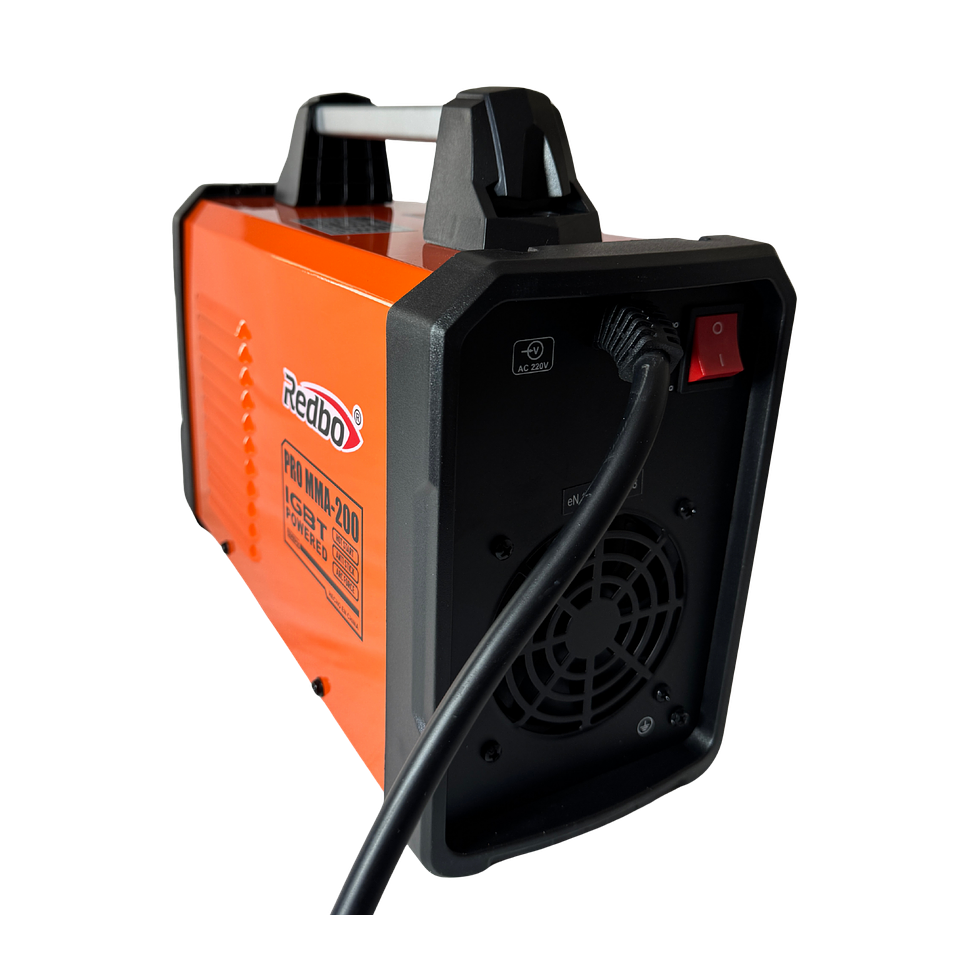 Soldadora Inverter Profesional Redbo Pro MMA-200 (Arco Manual / LIFT TIG, 200A, Pantalla LED) 4
