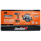 Combo Inalámbrico Brushless Redbo: Taladro Percutor + Sierra Circular 180mm (20V, 2 Baterías 4.0Ah) - Miniatura 2