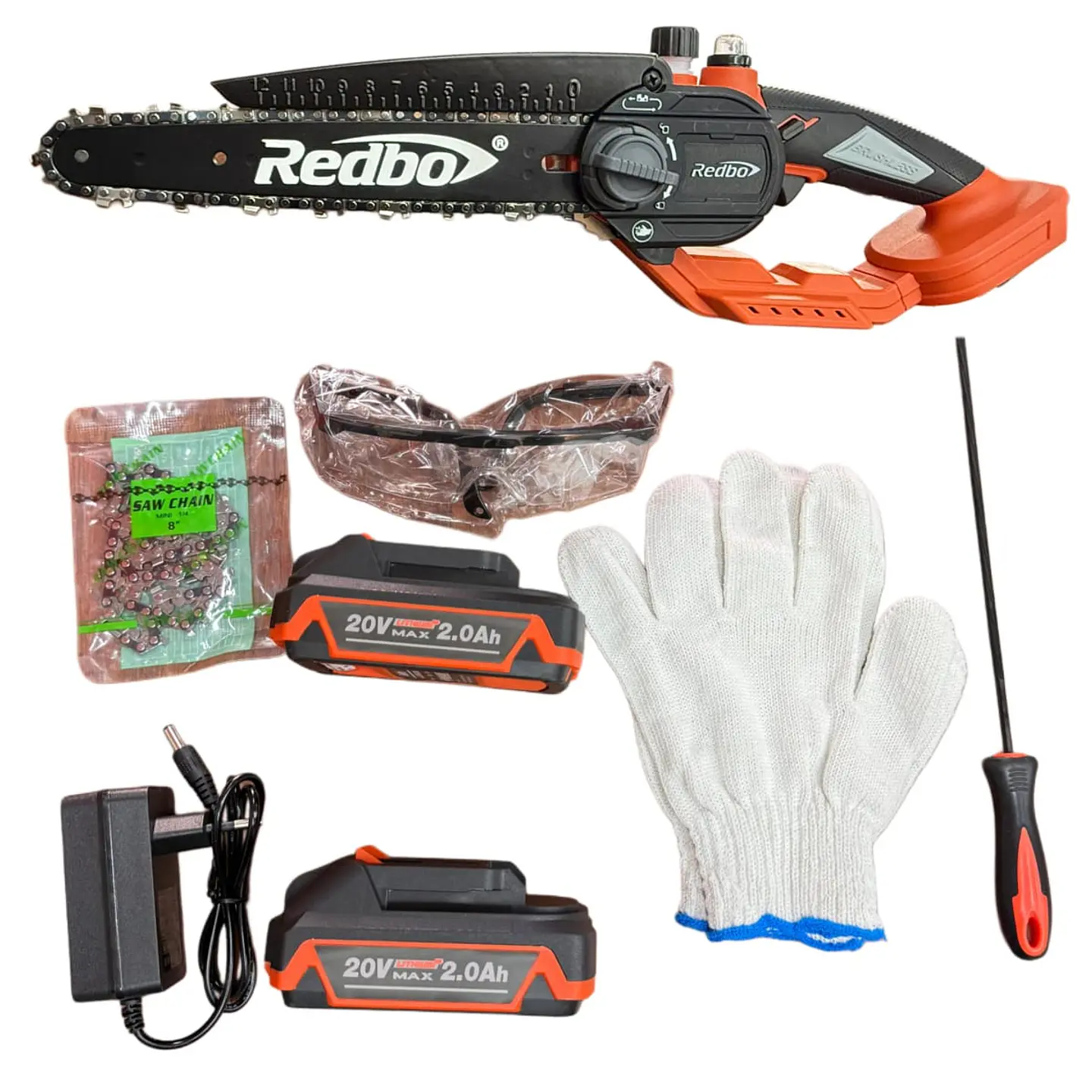 Mini Sierra Inalámbrica Brushless Redbo RB-ONS21/8 BL (20V, 8 Pulgadas, 2 Baterías + Maletín Pro) 2