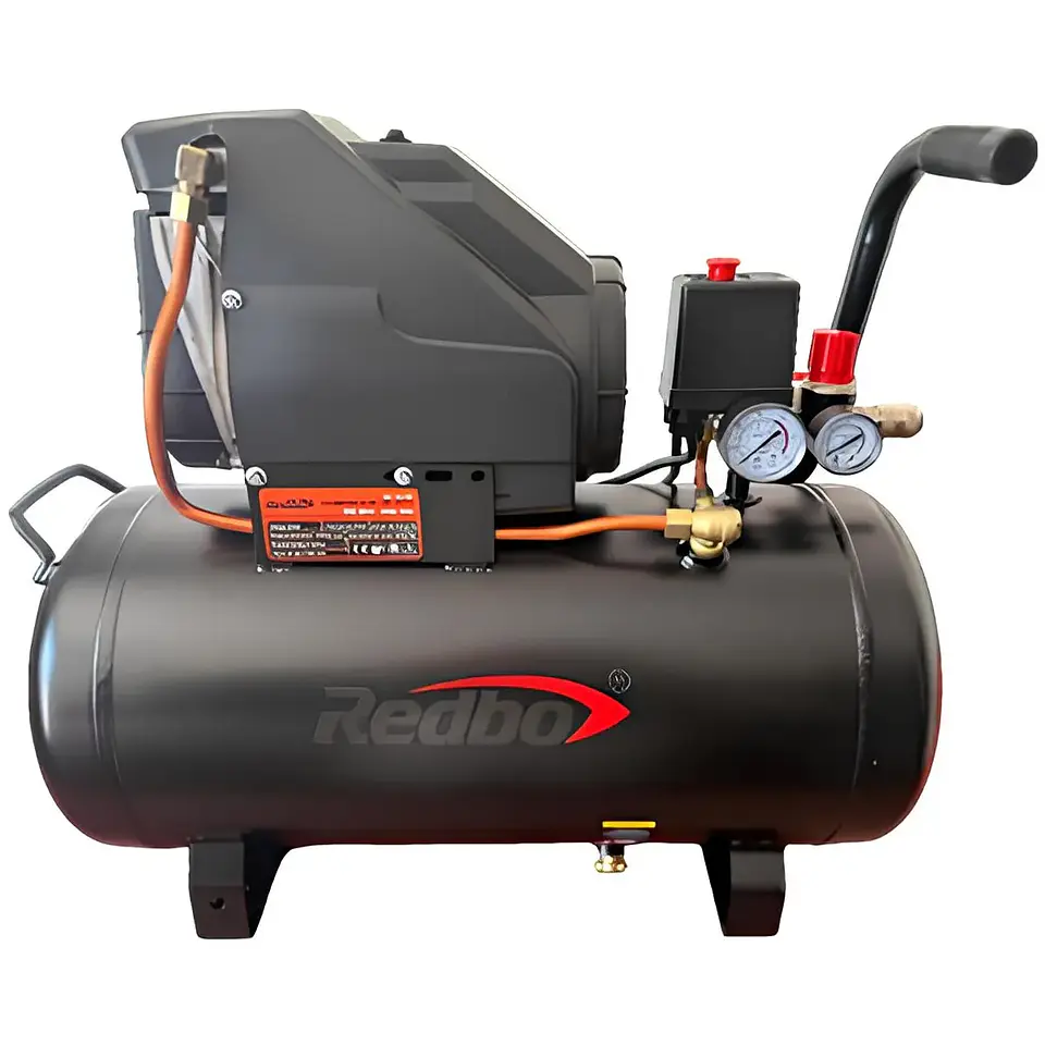 Compresor de Aire Silencioso y Libre de Aceite Redbo RB-BA1 1000 50L (2.0 HP, 8 Bar, 220V) 1