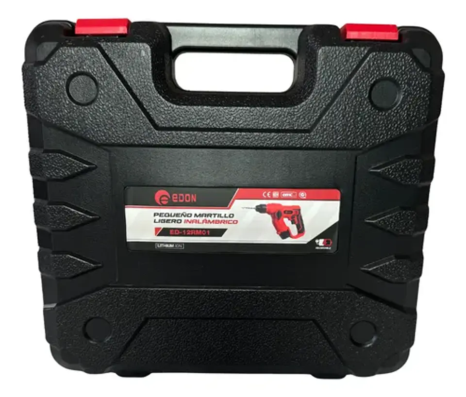 Rotomartillo Inalámbrico Edon Ed-12rm01 12v Sds (2 Baterias) 4