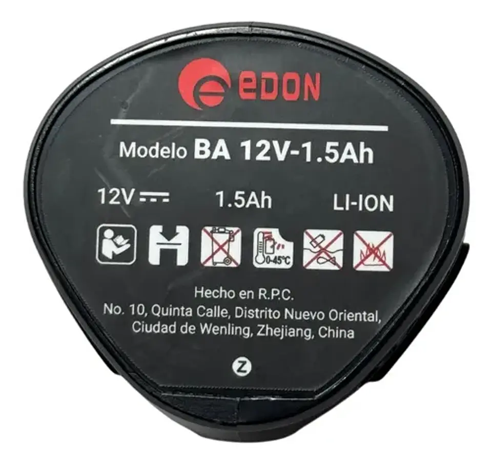 Rotomartillo Inalámbrico Edon Ed-12rm01 12v Sds (2 Baterias) 5