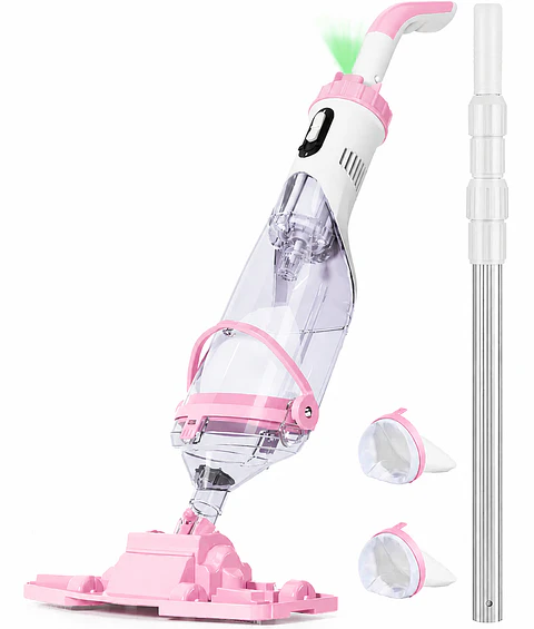 Limpiador de Piscina Inalámbrico REDBO + Poste Telescópico (Para Piscinas y Jacuzzis)