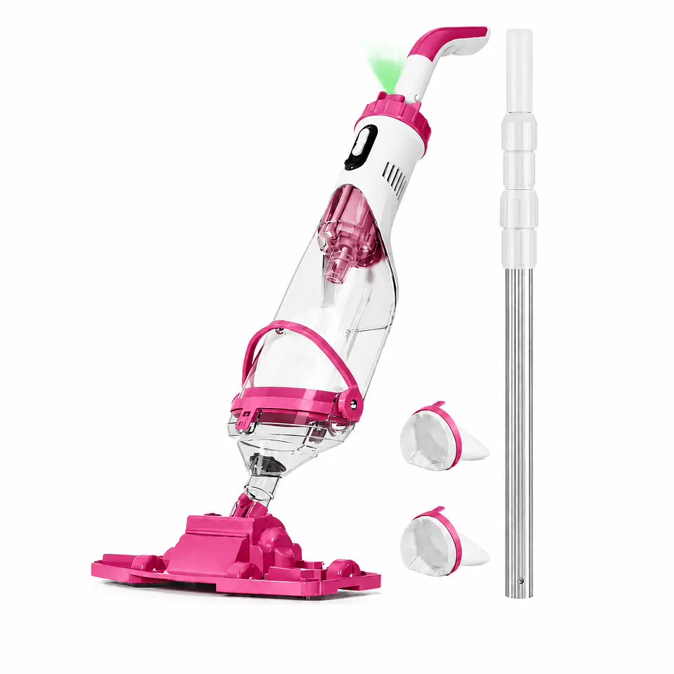 Limpiador de Piscina Inalámbrico REDBO + Poste Telescópico (Para Piscinas y Jacuzzis) 2