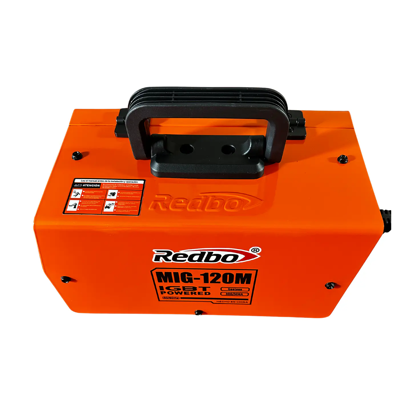 Soldadora Inversora Redbo MIG-120M 3 en 1 (MIG Sin Gas/MMA/TIG) 120A+ Mascara de soldar+ electrodo y guantes  4