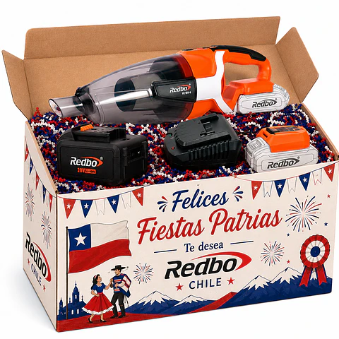 Pack Copihue  Aspiradora de Mano Inalámbrica Redbo VC 18V-6 (21V) + Batería y Cargador