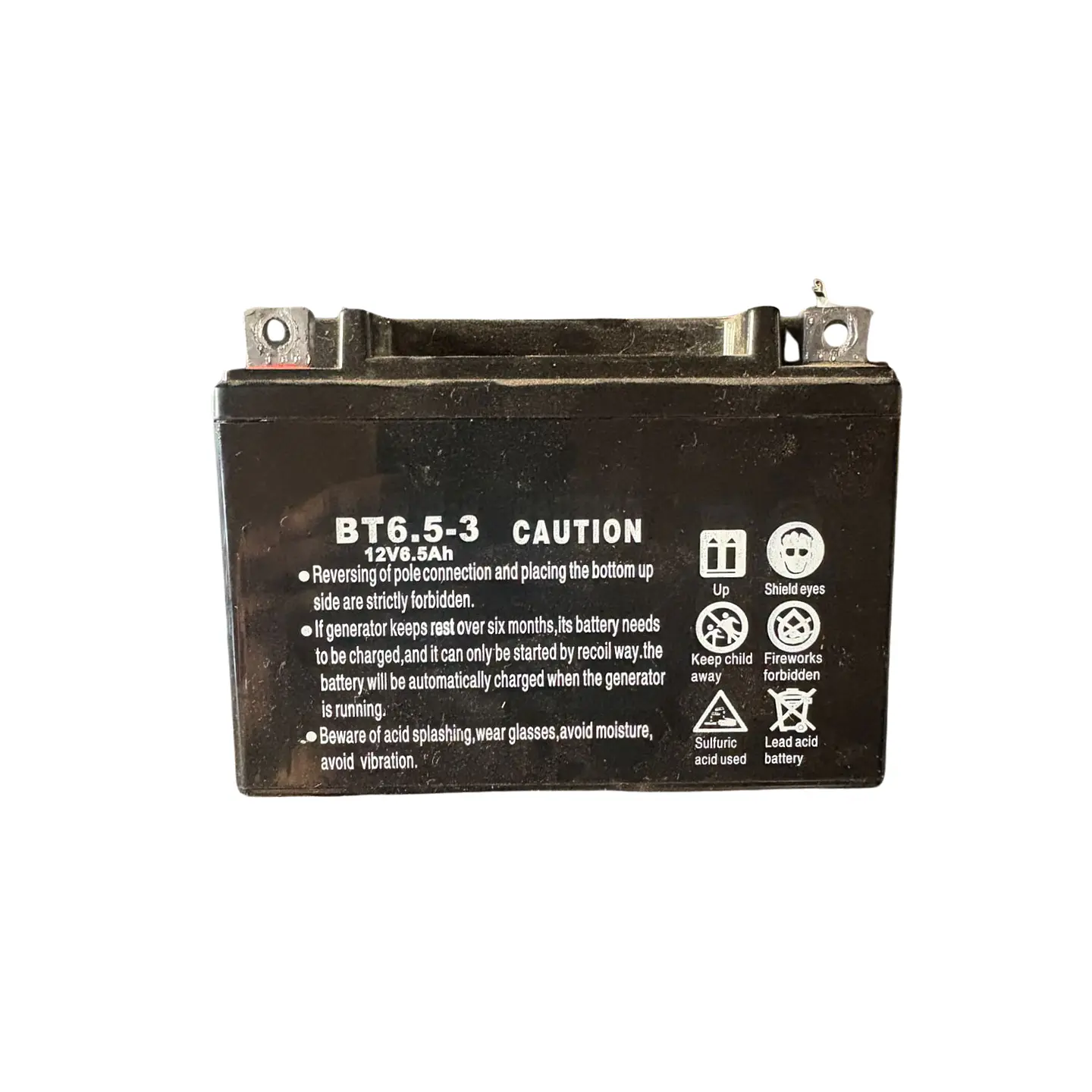 Batería para Generador Eléctrico Redbo 12V 9Ah (Modelo BT6.5-3 / Plomo-Ácido) 1