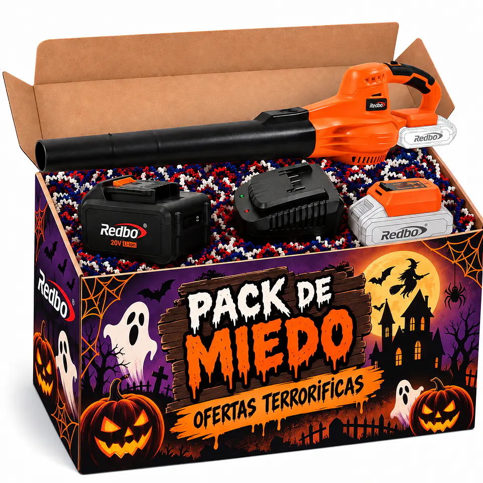 Pack Sopladora redbo + Batería 2 Ah + Cargador+ UP 1