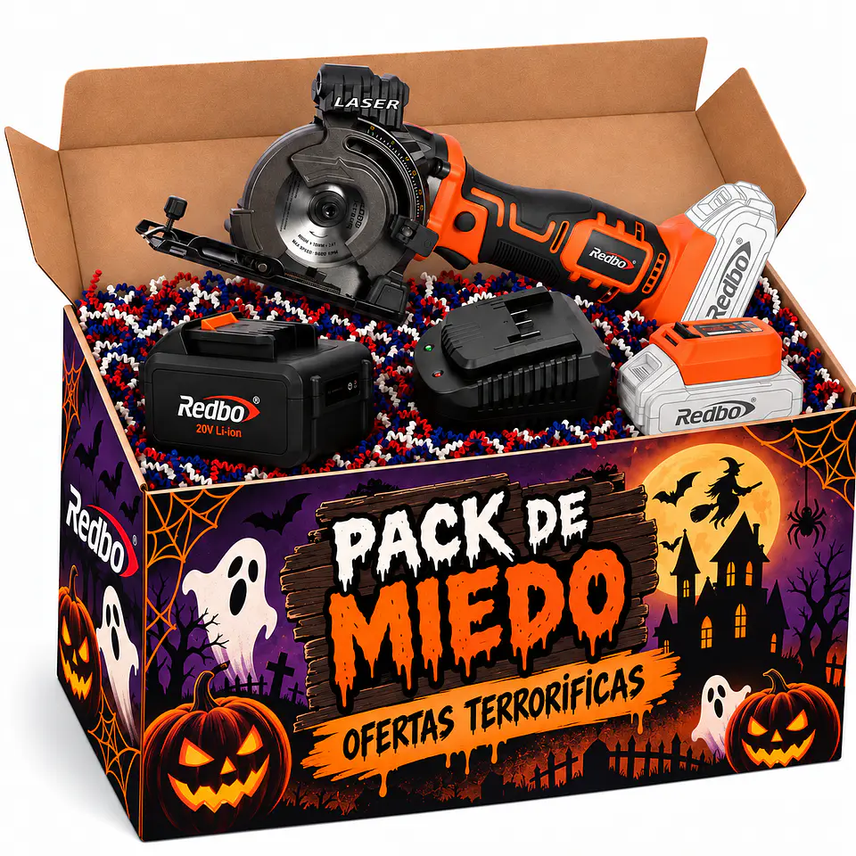 Pack Mini Sierra de Inmersión Inalámbrica Redbo PS 21V-89 (21V) + Batería 2.0Ah, Cargador + up  1