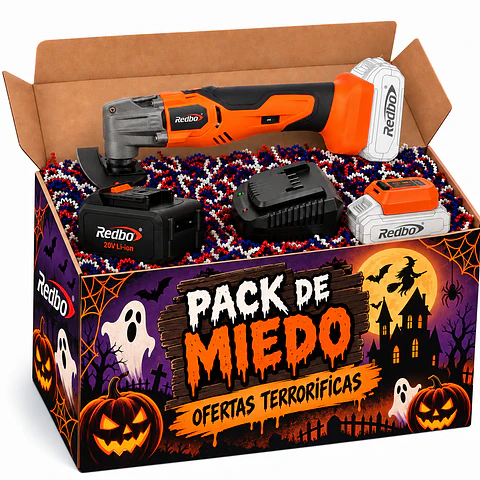 Pack Herramienta Multipropósito Inalámbrica Redbo MT 21V-3 21V+ cargador+ bateria + up para celular