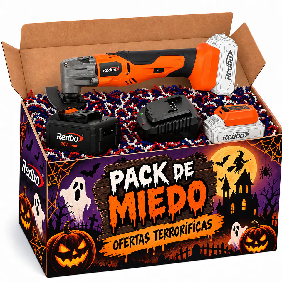 Pack Herramienta Multipropósito Inalámbrica Redbo MT 21V-3 21V+ cargador+ bateria + up para celular 1