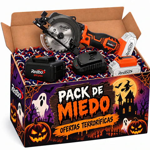 Pack Mini Sierra Circular Inalámbrica Redbo CS 21V-115 (115mm, 21V) + Batería 2.0Ah, Cargador y UP