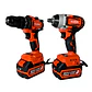 Combo Inalámbrico Brushless Redbo: Taladro  + Llave de Impacto 1/2