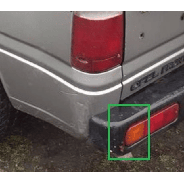 Espelho laranja do pisca