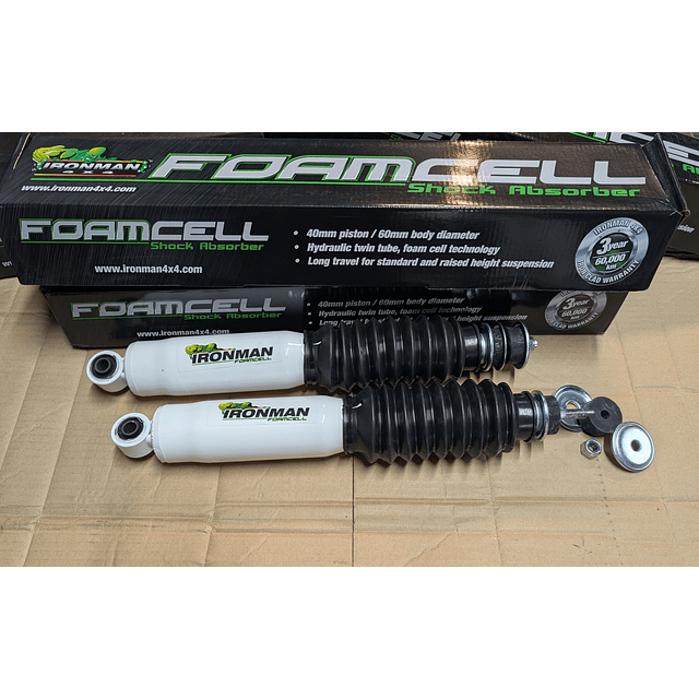 Jogo de amortecedores Frontera B Foam Cell frente +5cm
