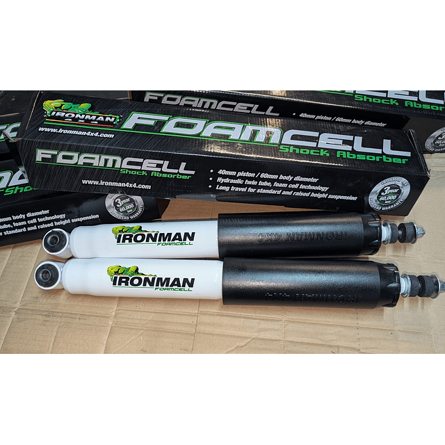 Jogo de amortecedores Frontera B Foam Cell trás +5cm