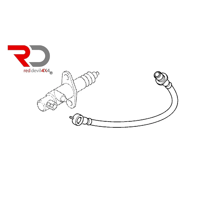 Tubo hidraulico da bomba auxiliar da embraiagem