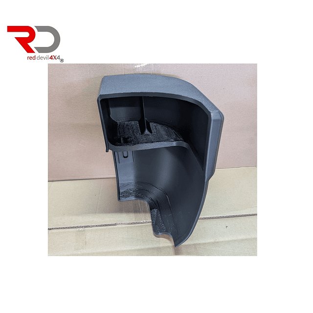 Canto do para-choques esquerdo