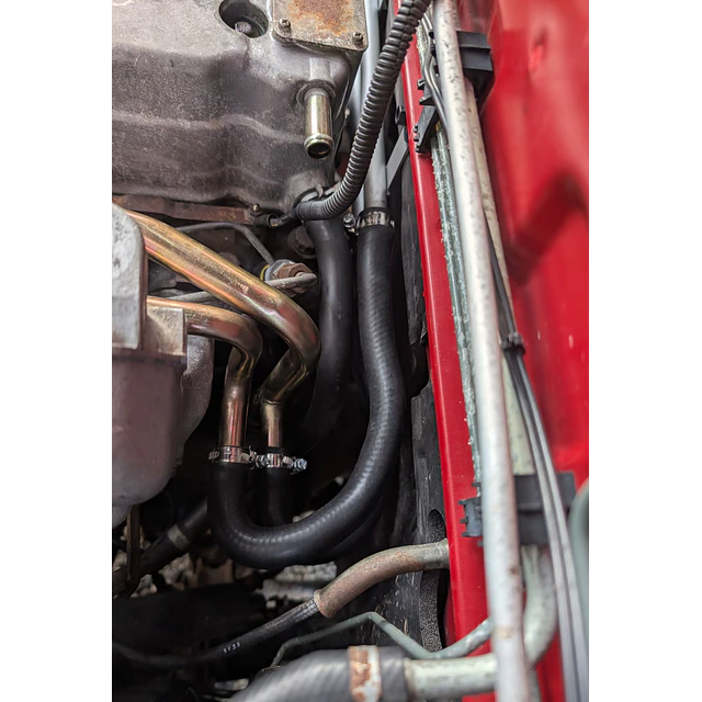 Jogo tubos borracha soufagem Dir. 