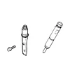Parafuso, suporte do injector .