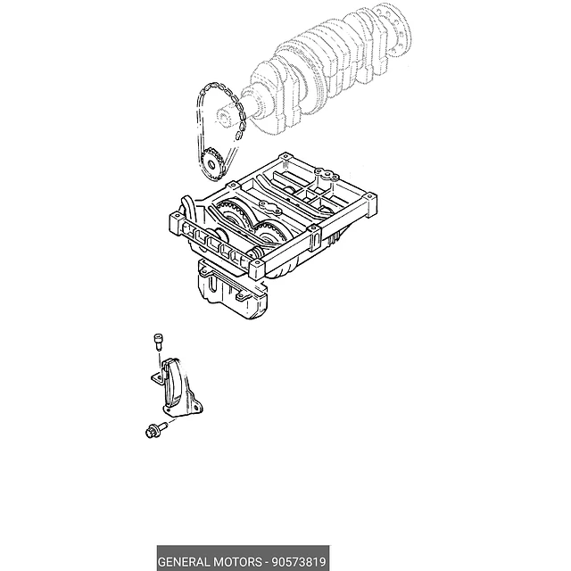🏷️ Guia Inferior do Motor - Opel Frontera B 2.2 DTI 
