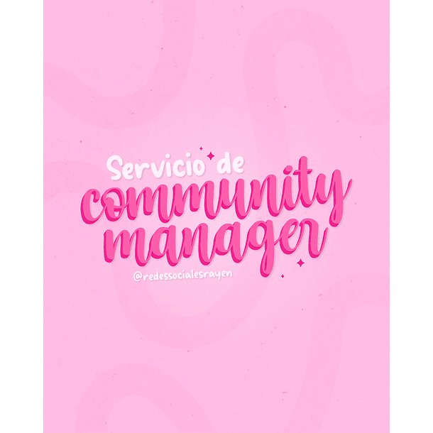Community Manager - Plan S - Tres meses 