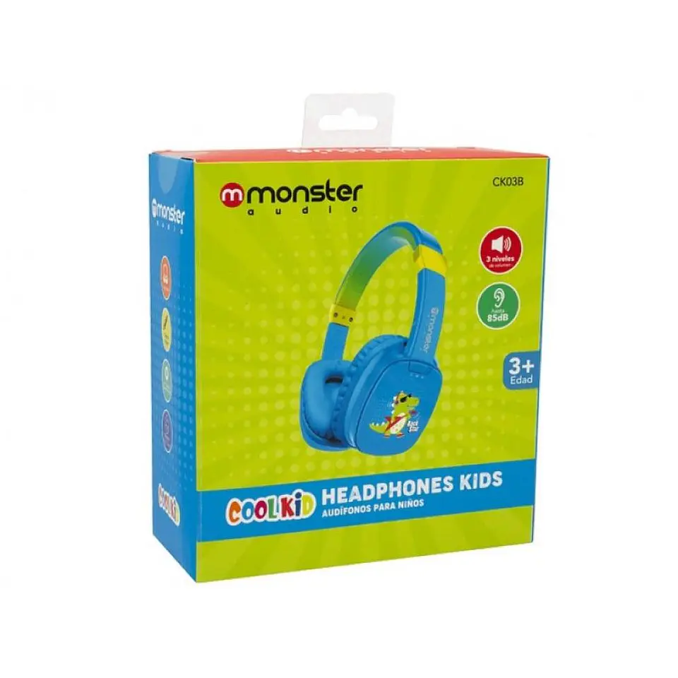 Fonos Monster CoolKid Azul 4