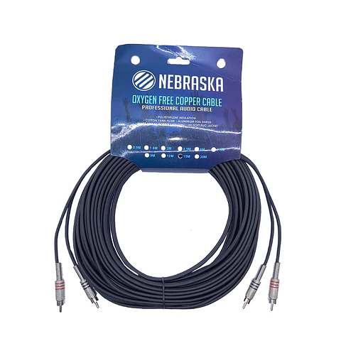 Cable de 15 mt. 2 RCA a 2 RCA Nebraska DRR15