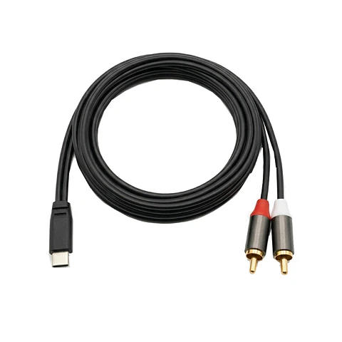 Cable de 1.8 mt. de USB-C a 2 RCA Nebraska CABNETCDRCa