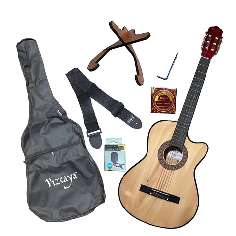 Guitarra Pack Acústico Vizcaya CGP-WN