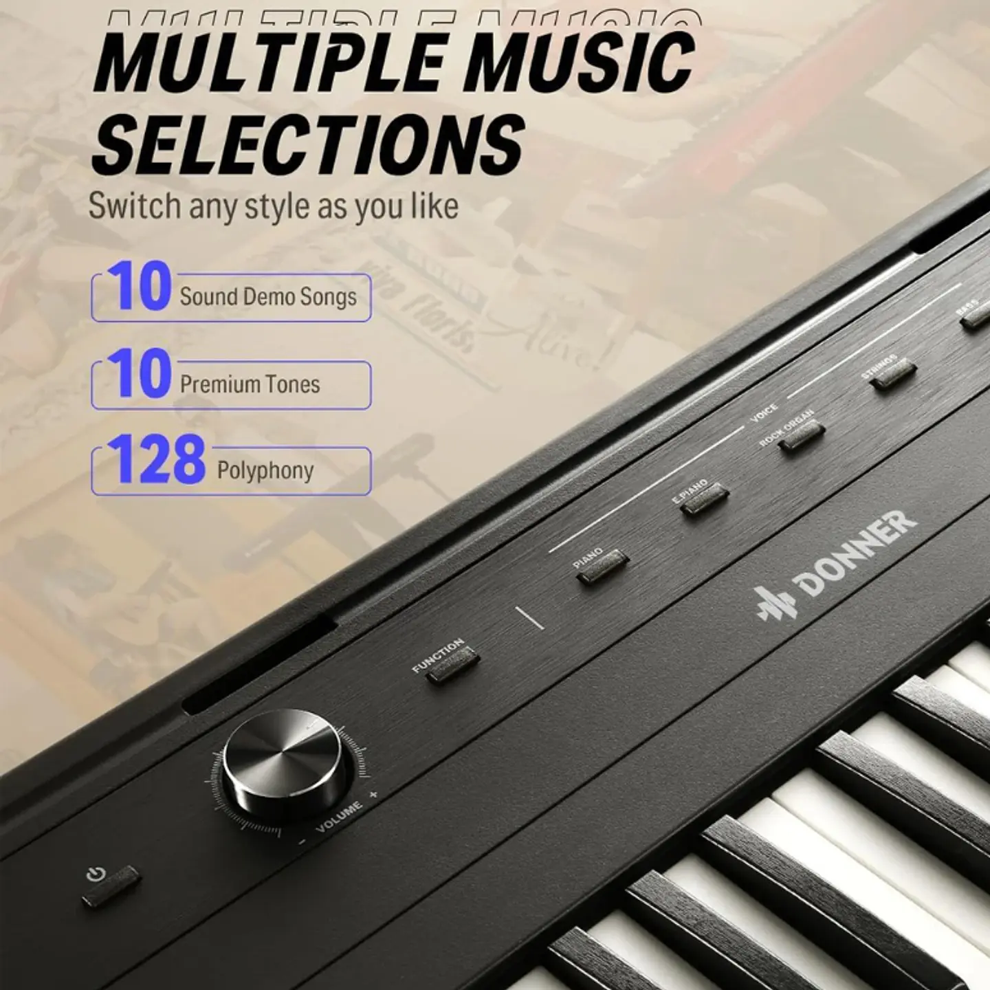 Piano Digital Donner DEP-45 4