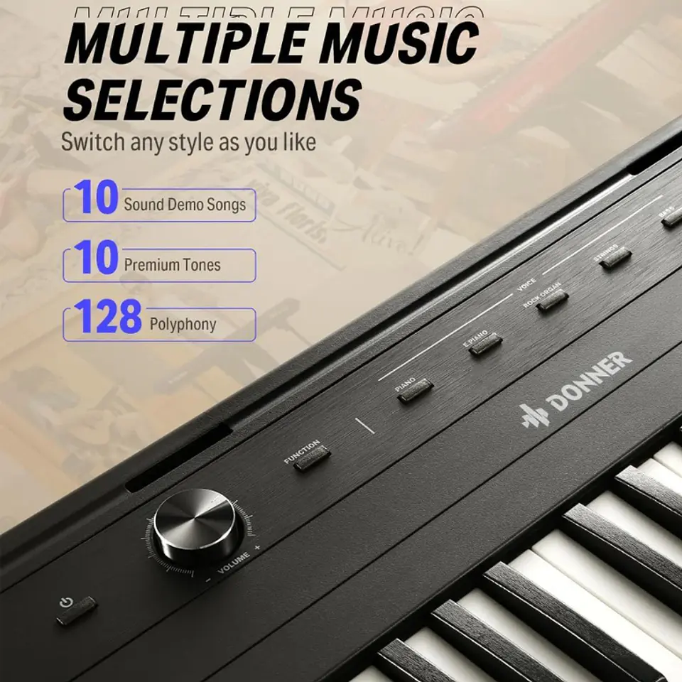 Piano Digital Donner DEP-45 4