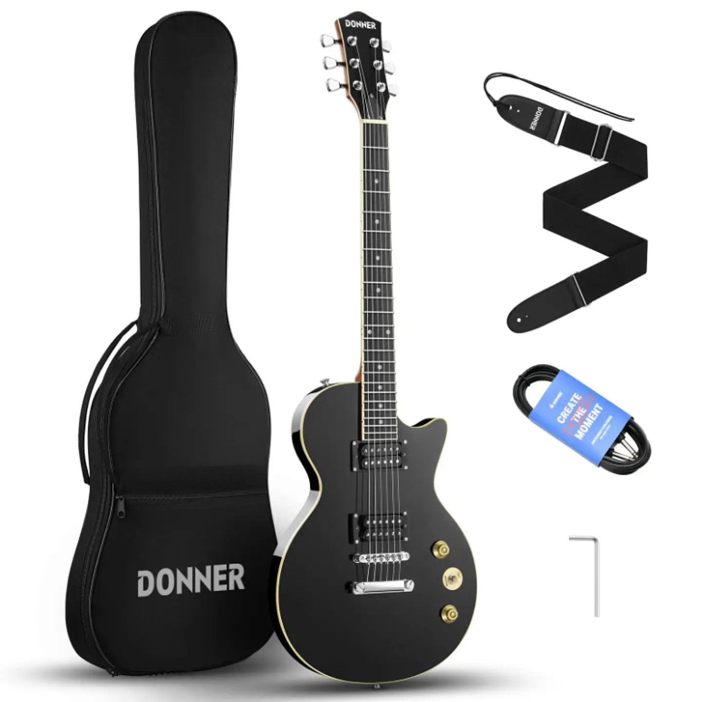 Guitarra Eléctrica Donner DLP-124B 1