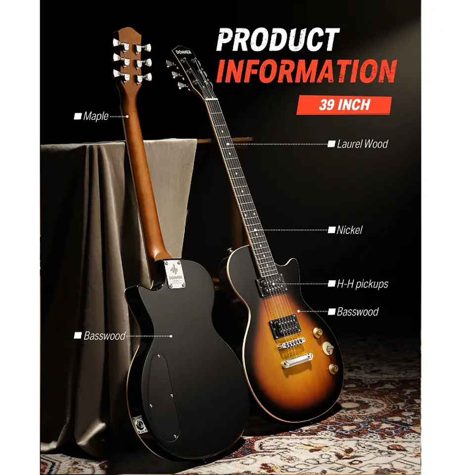 Guitarra Eléctrica Donner DLP-124S 3