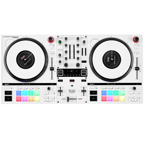 Mezclador Controlador Dj Hercules Impulse T7 White