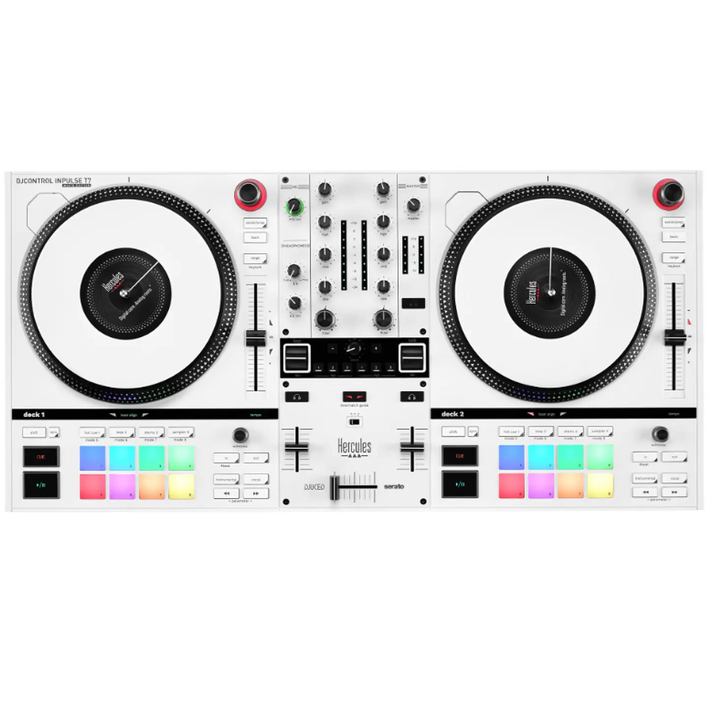 Mezclador Controlador Dj Hercules Impulse T7 White 1