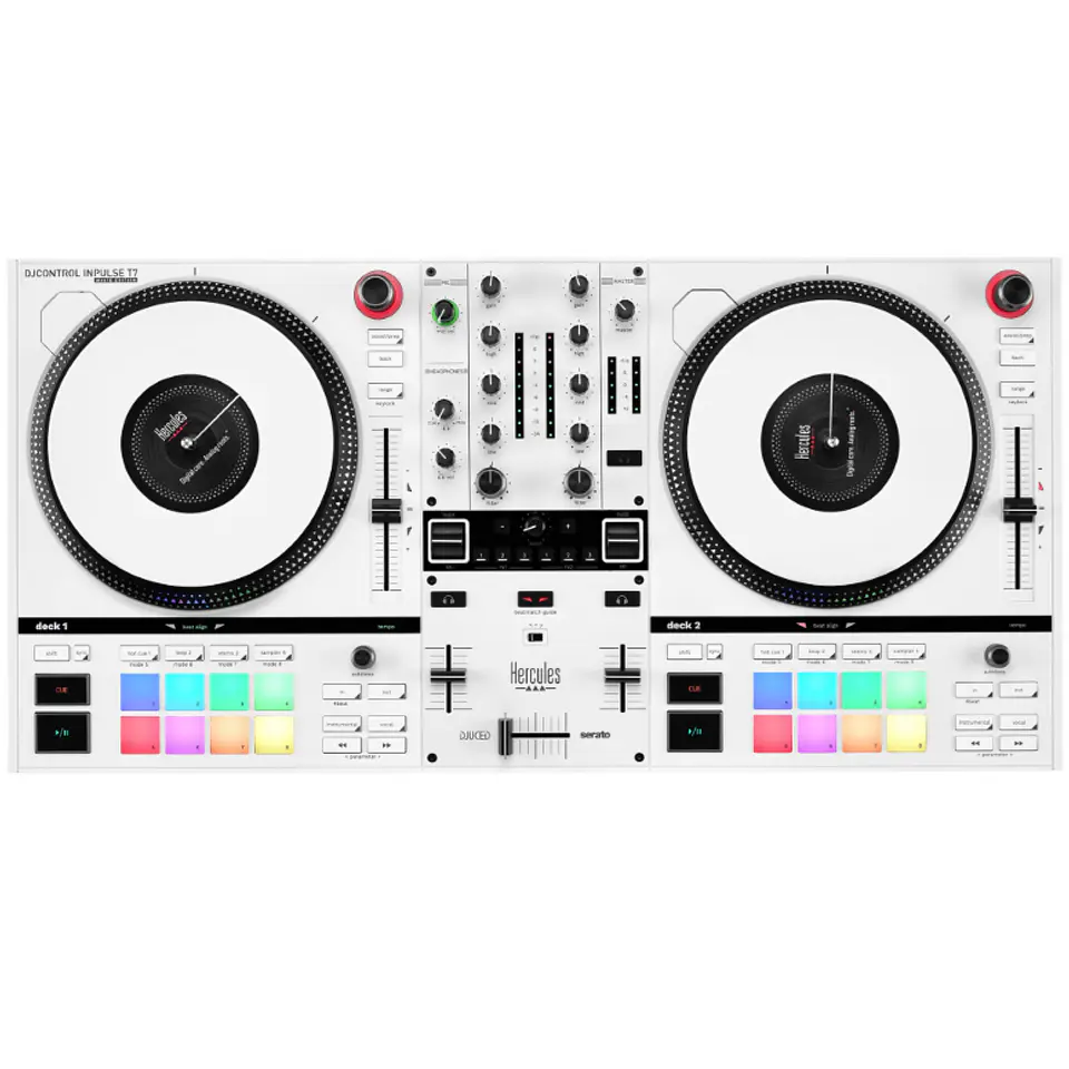 Mezclador Controlador Dj Hercules Impulse T7 White 1
