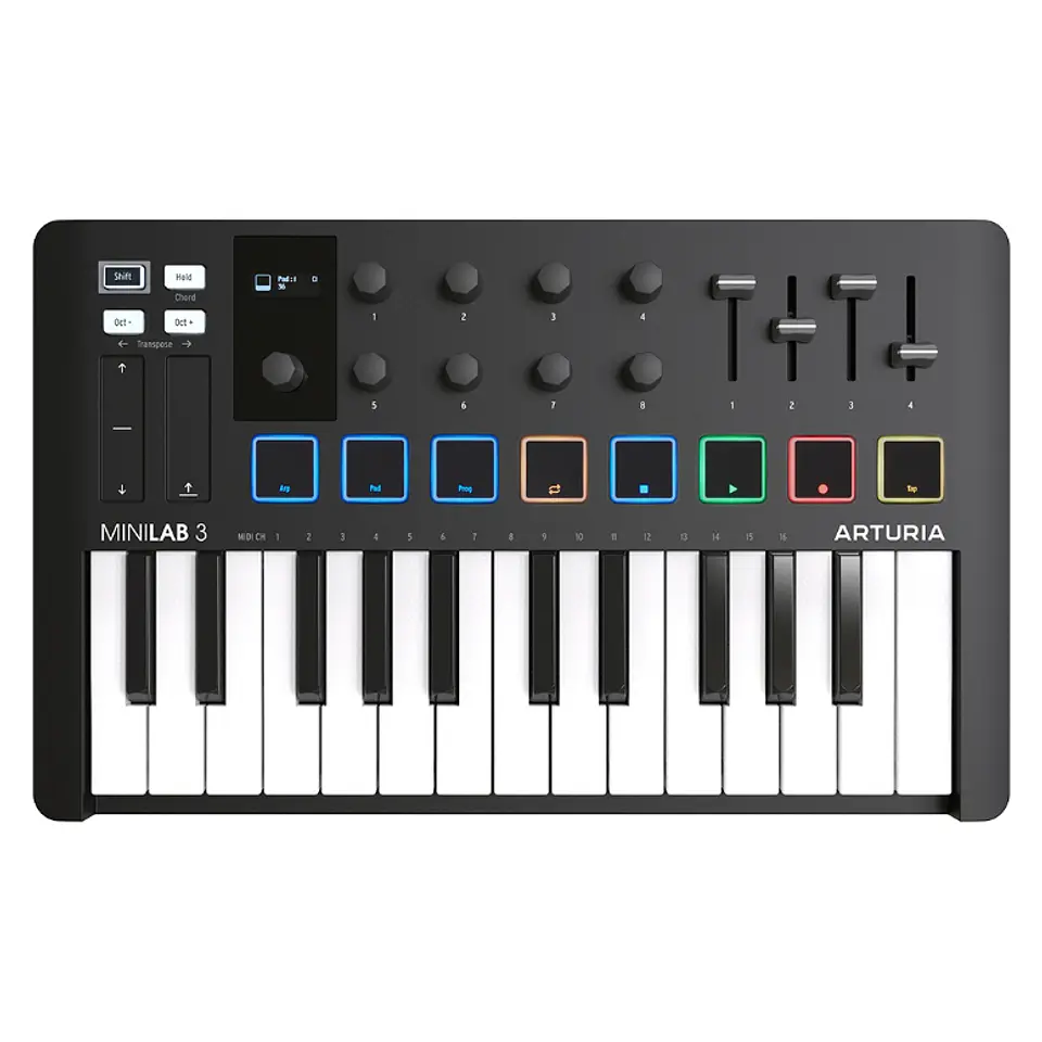 Controlador Midi Arturia MiniLab 3 Black 1