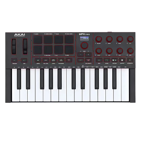 Controlador Midi Akai MPK Mini IV BK
