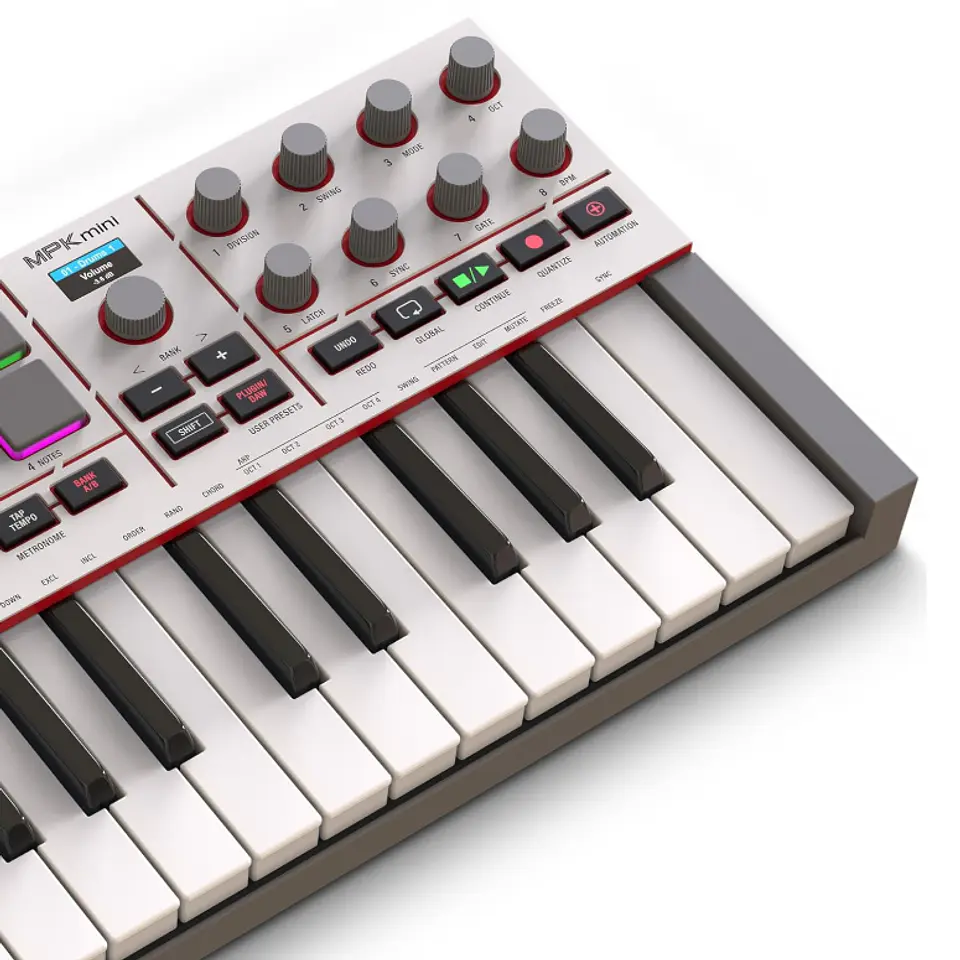 Controlador Midi Akai MPK Mini IV Wh 3