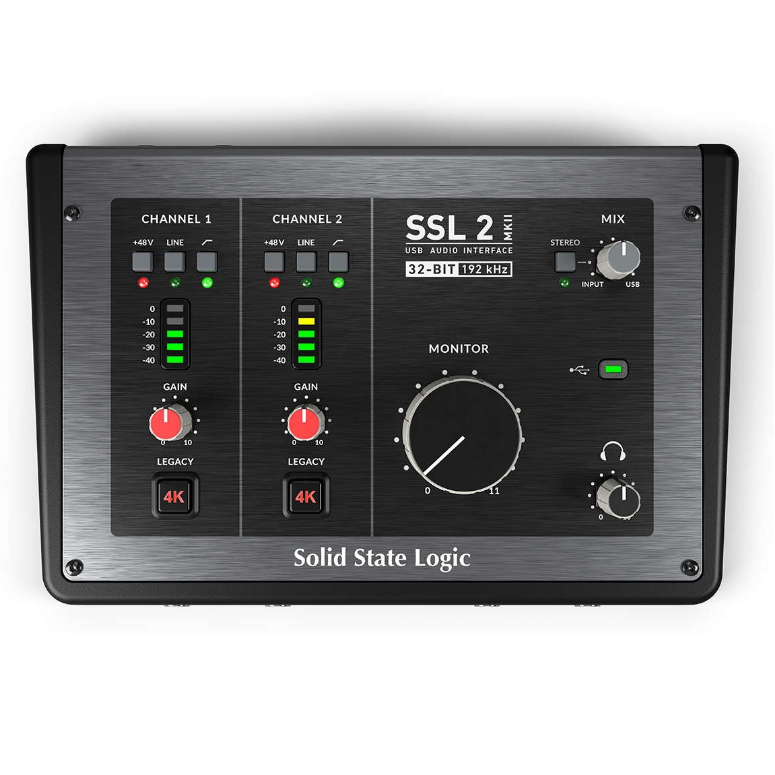 Solid State Logic SSL2 MKII - Interfaz de audio USBC de 2 canales