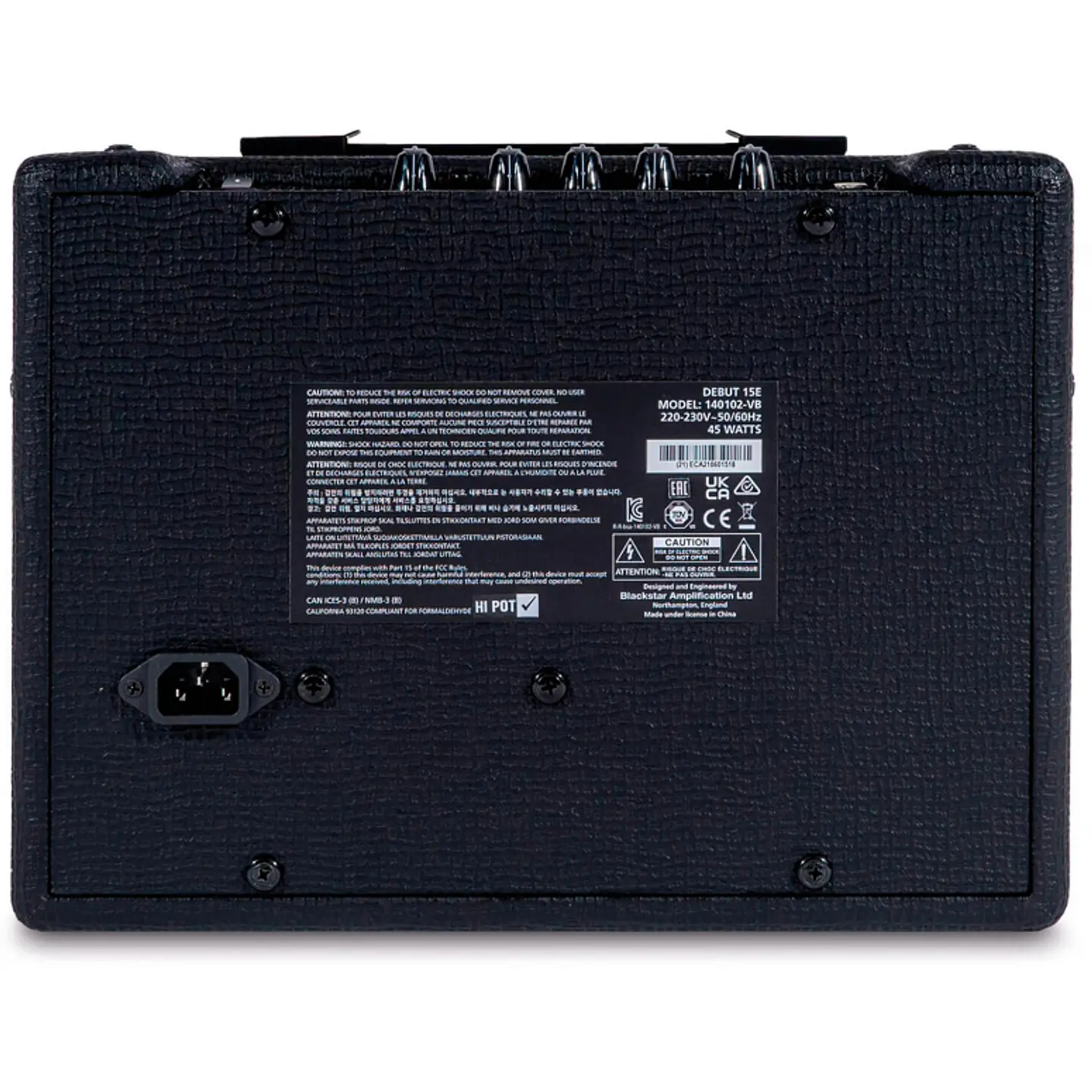 Amplificador de Guitarra Black Star Debut 15E BLK 4