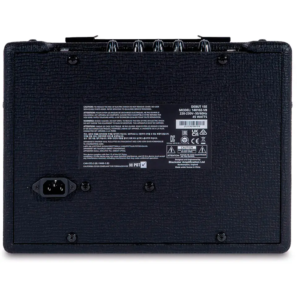 Amplificador de Guitarra Black Star Debut 15E BLK 4