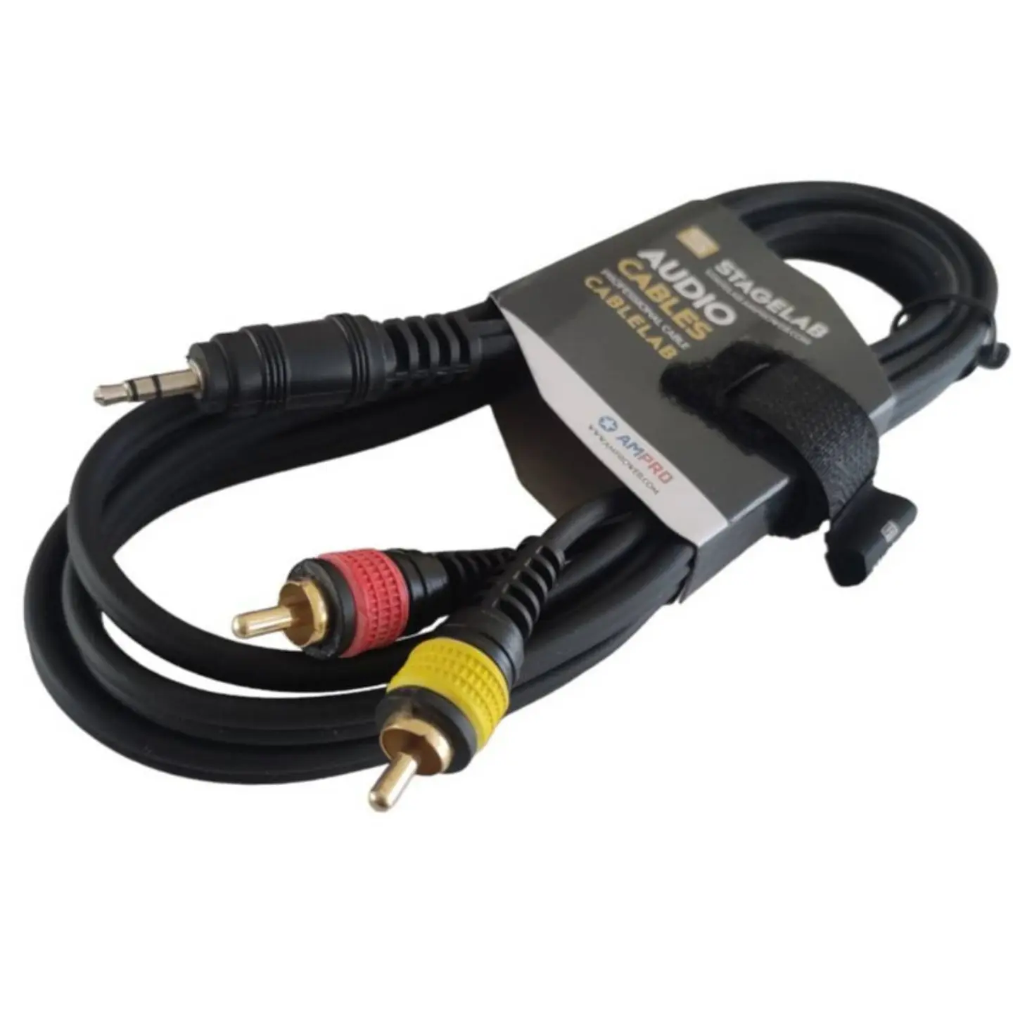 Cable de Mini Plug a 2 RCA Stagelab CLM-MPRCA2 1