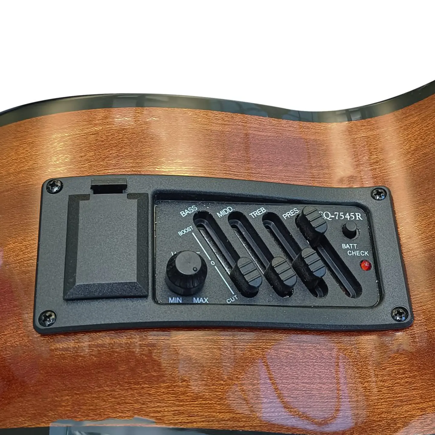 Bajo Electroacústico Sevillana 4 Cuerdas Cutaway con Ecualizador y Funda 4
