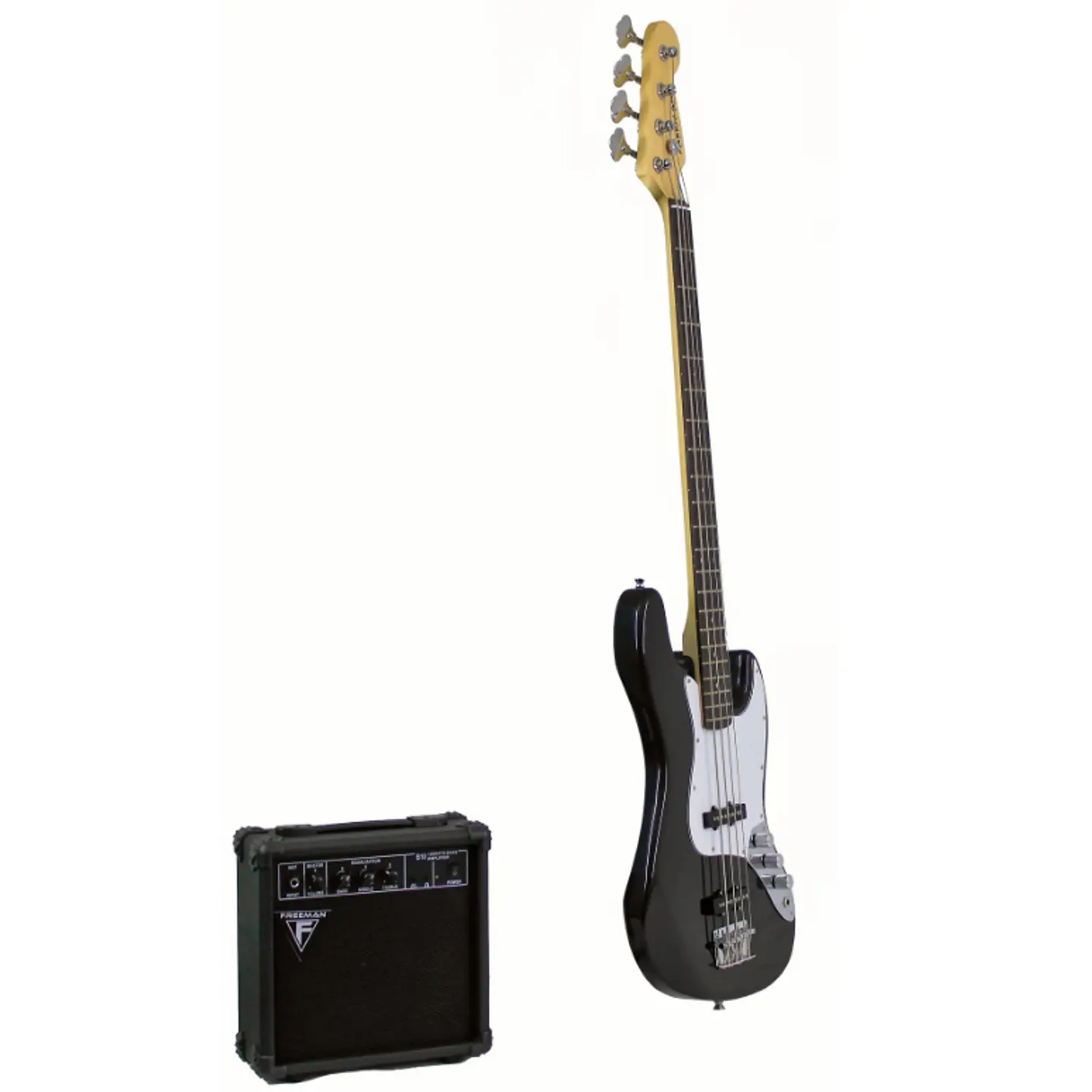 Pack Bajo Eléctrico Freeman Rock Starter con Amplificador 10W 3