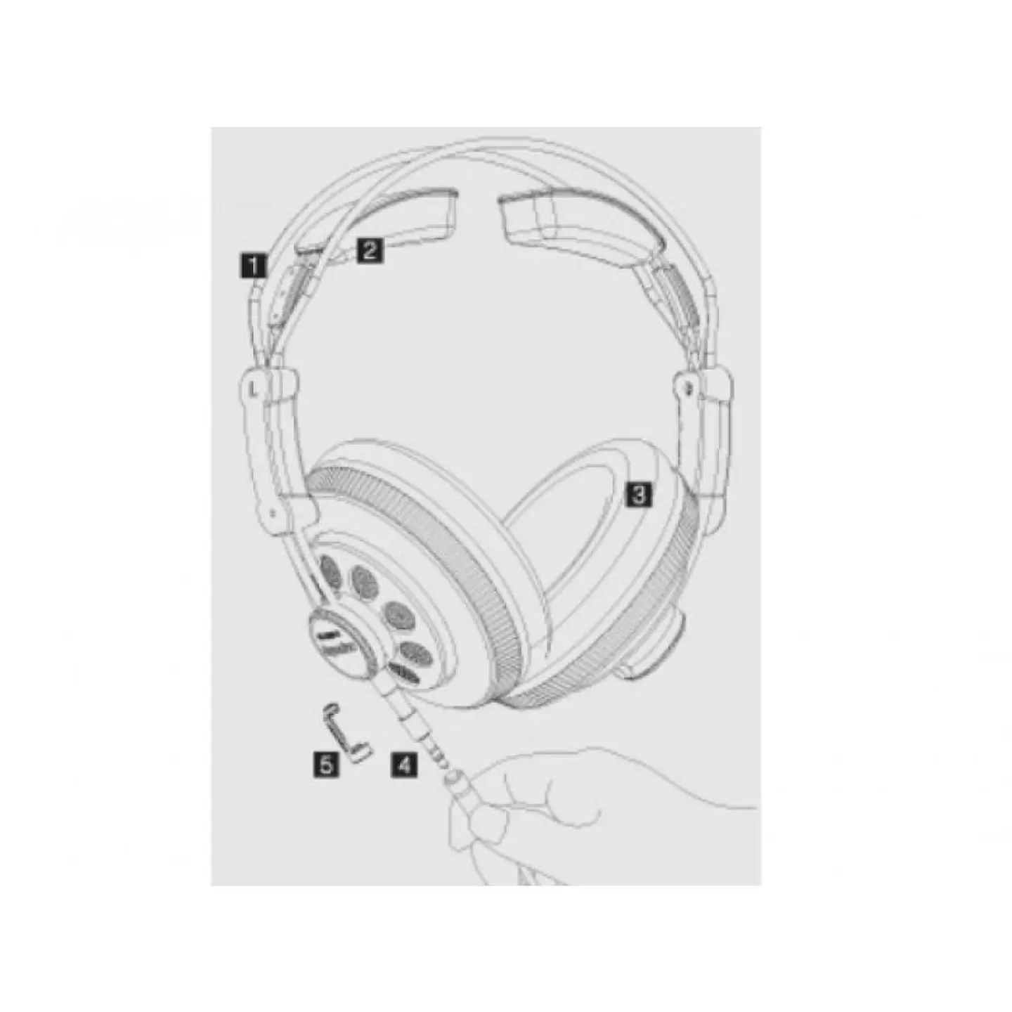 Audifonos Grabacion HD 668B Superlux 3