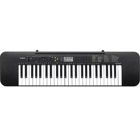 Teclado Casio CTK-240 de 49 Teclas con 100 Tonos y 100 Ritmos